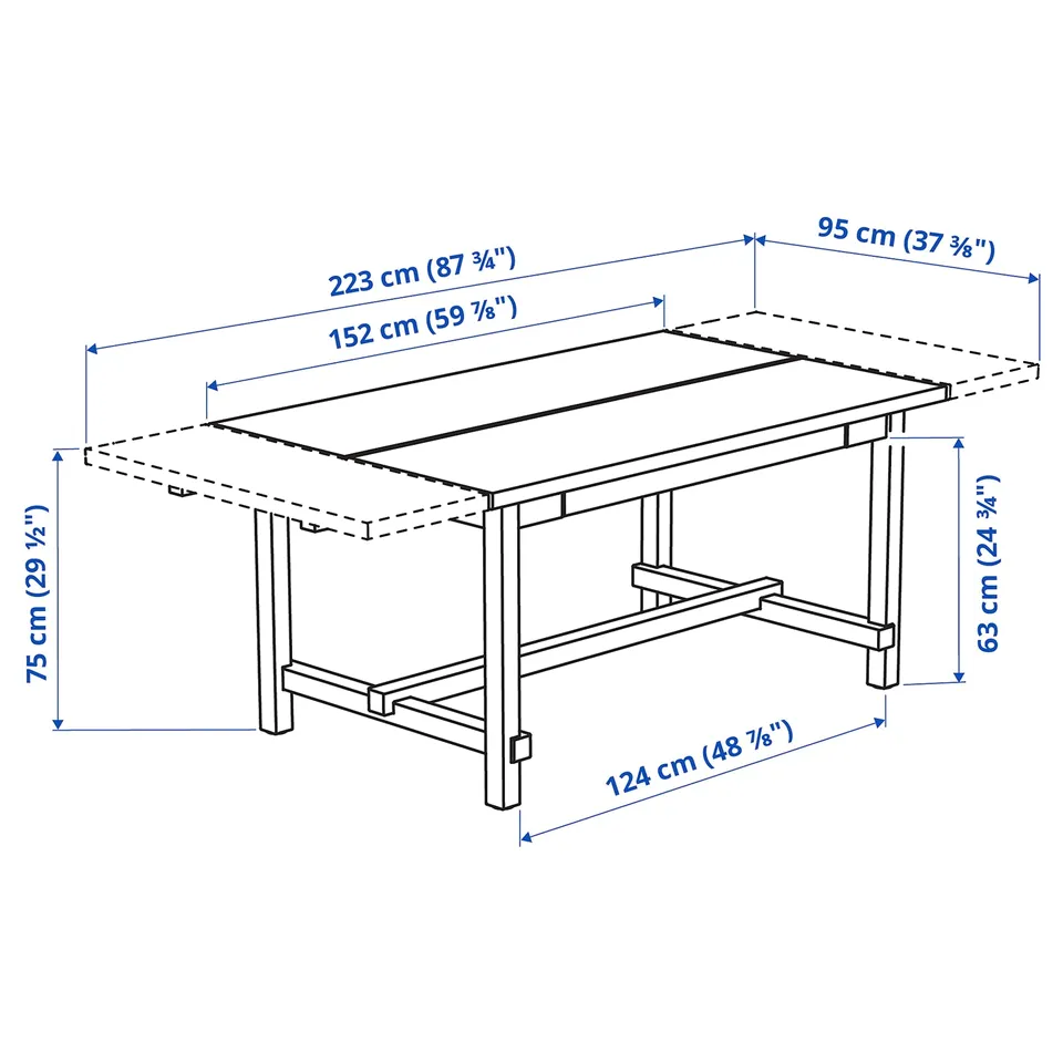 part: NORDVIKEN extendable table