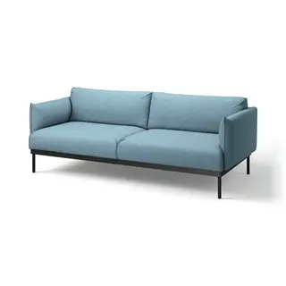 ÄPPLARYD 3-seat sofa, Gunnared light blue, Depth 93 x Width 231 cm