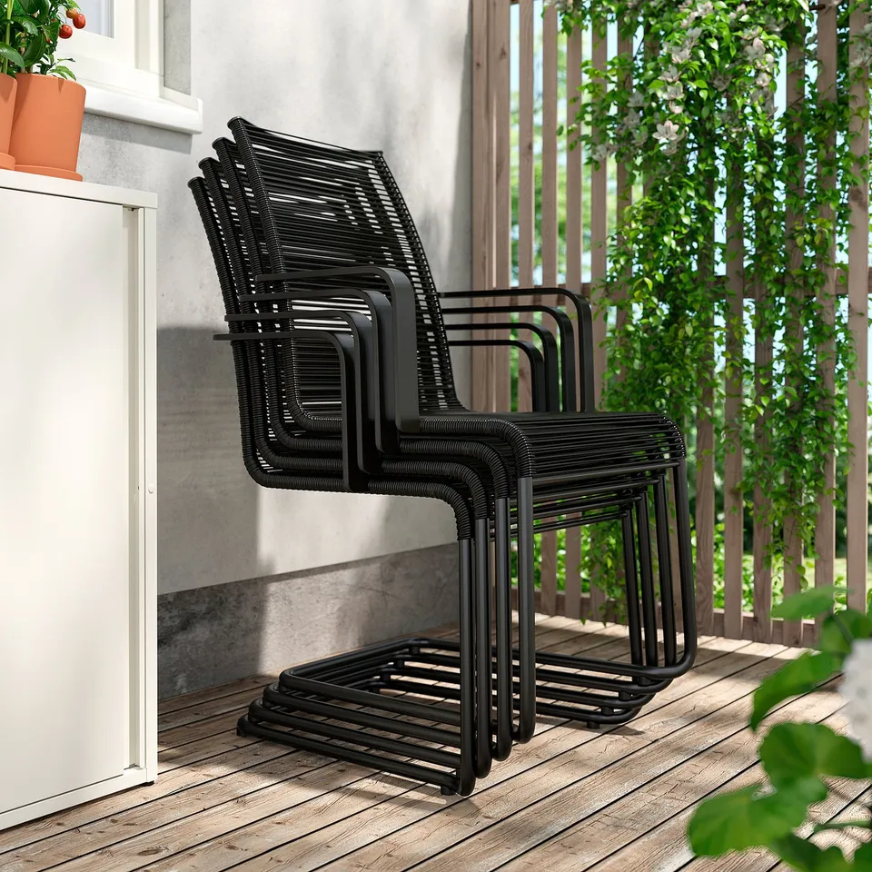 part: VÄSMAN chair with armrests, outdoor
