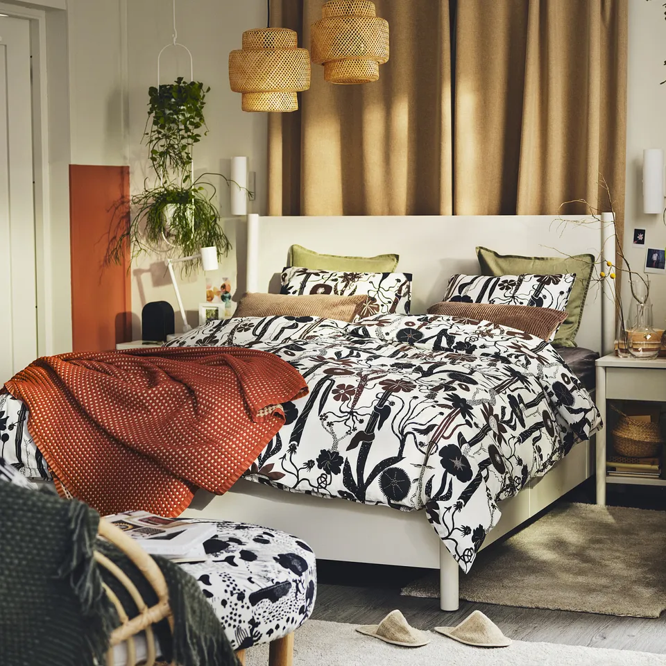 part: LUNDSKAFTING duvet cover and 2 pillowcases