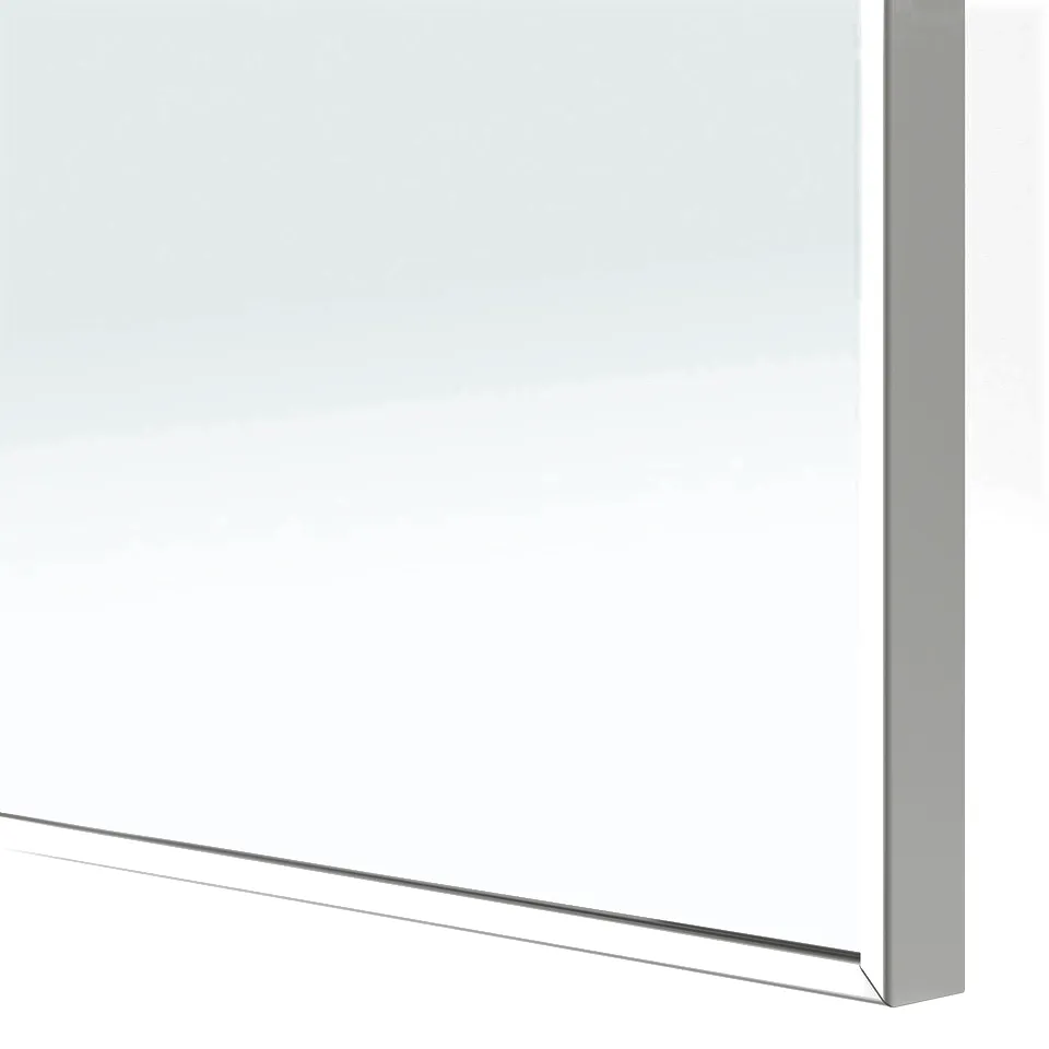 STRAUMEN Door with soft closing hinges, mirror glass, 60x180 cm