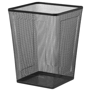 DRÖNJÖNS wastepaper basket, black