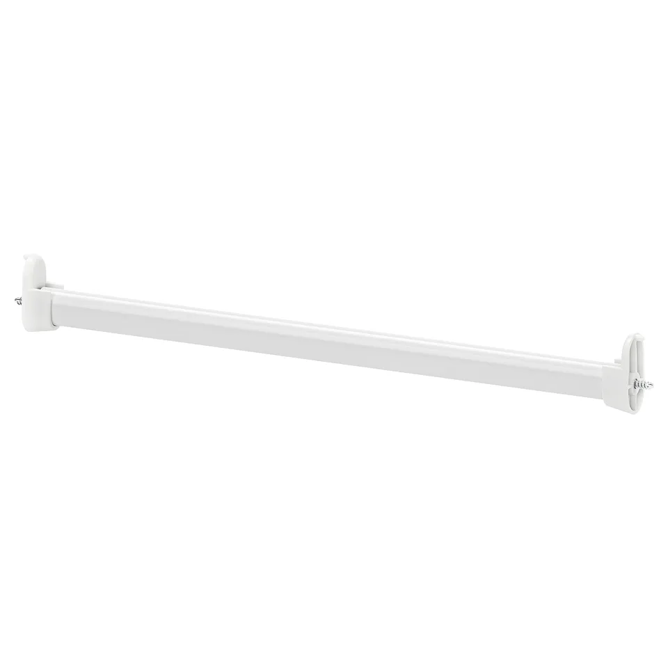 ALTARLIDEN white rod, straight, steel with powder coating.