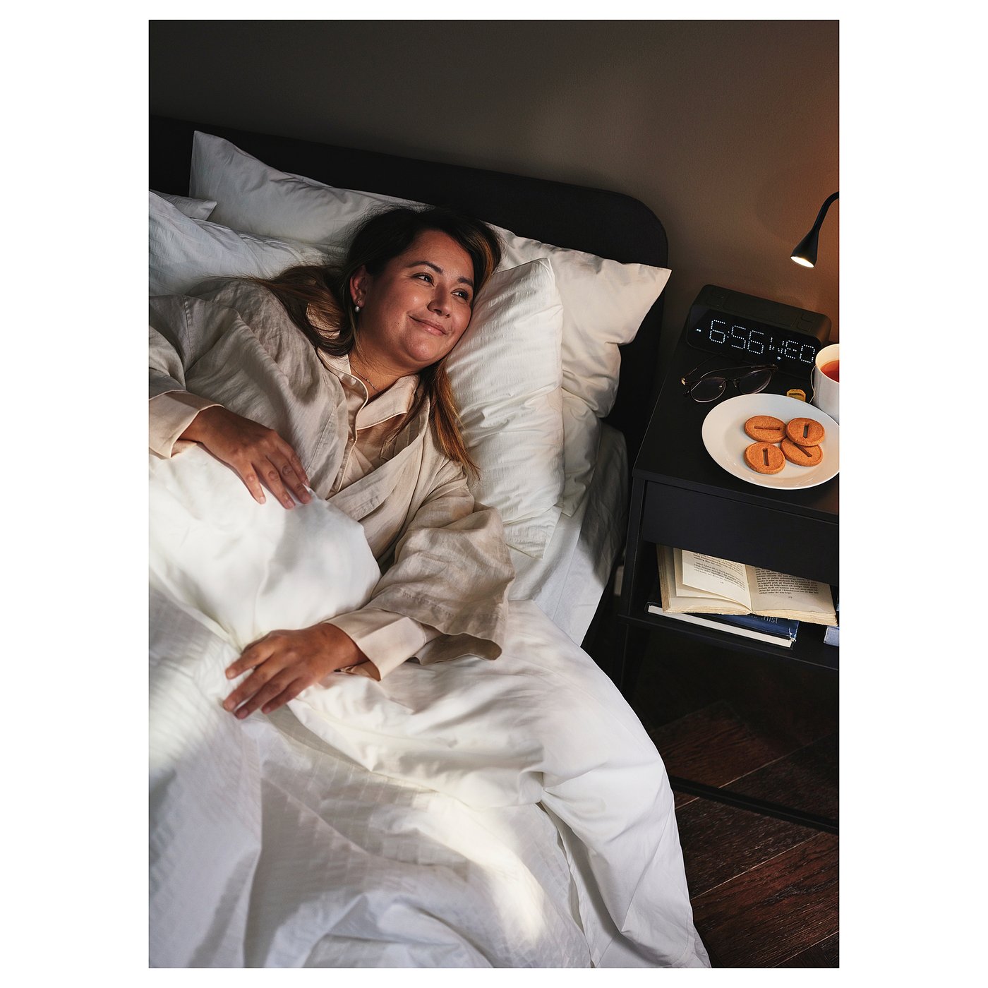 OFELIA VASS Comforter set, white, 240x220/50x80 cm