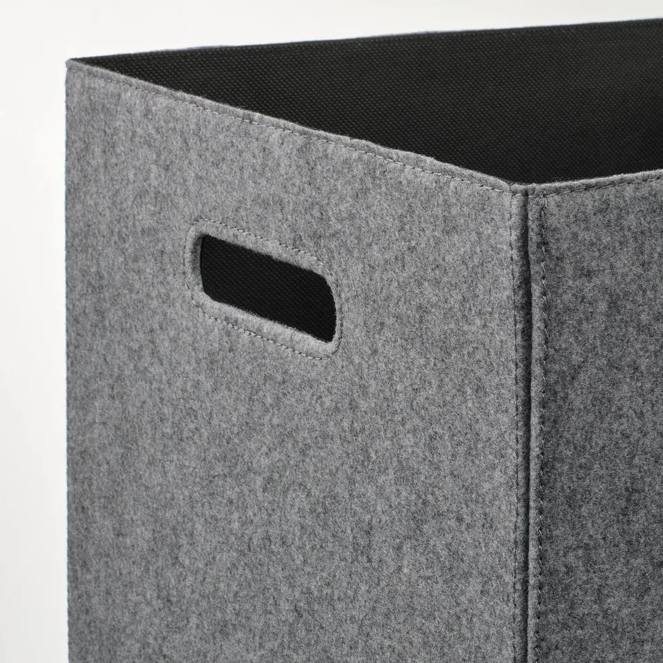 Storage box with handles