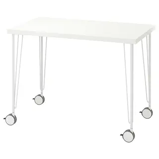 LINNMON / KRILLE desk, white, 100x60 cm