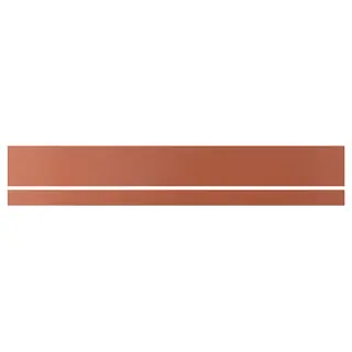 TERRSJÖ cover panel for lighting, red-brown, 221 cm