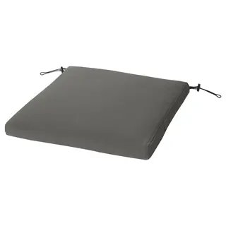 FRÖSÖN/DUVHOLMEN chair cushion, outdoor, dark grey, Width 50 x Depth 50 cm