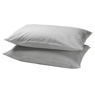 DVALA pillowcase, grey, 50x80 cm