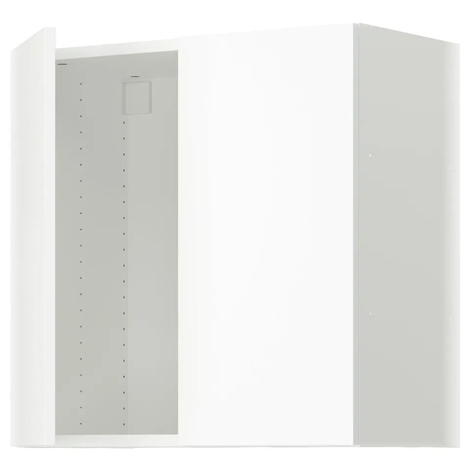 LASTARE Wall mounted frame with doors, white, 60x32x60 cm