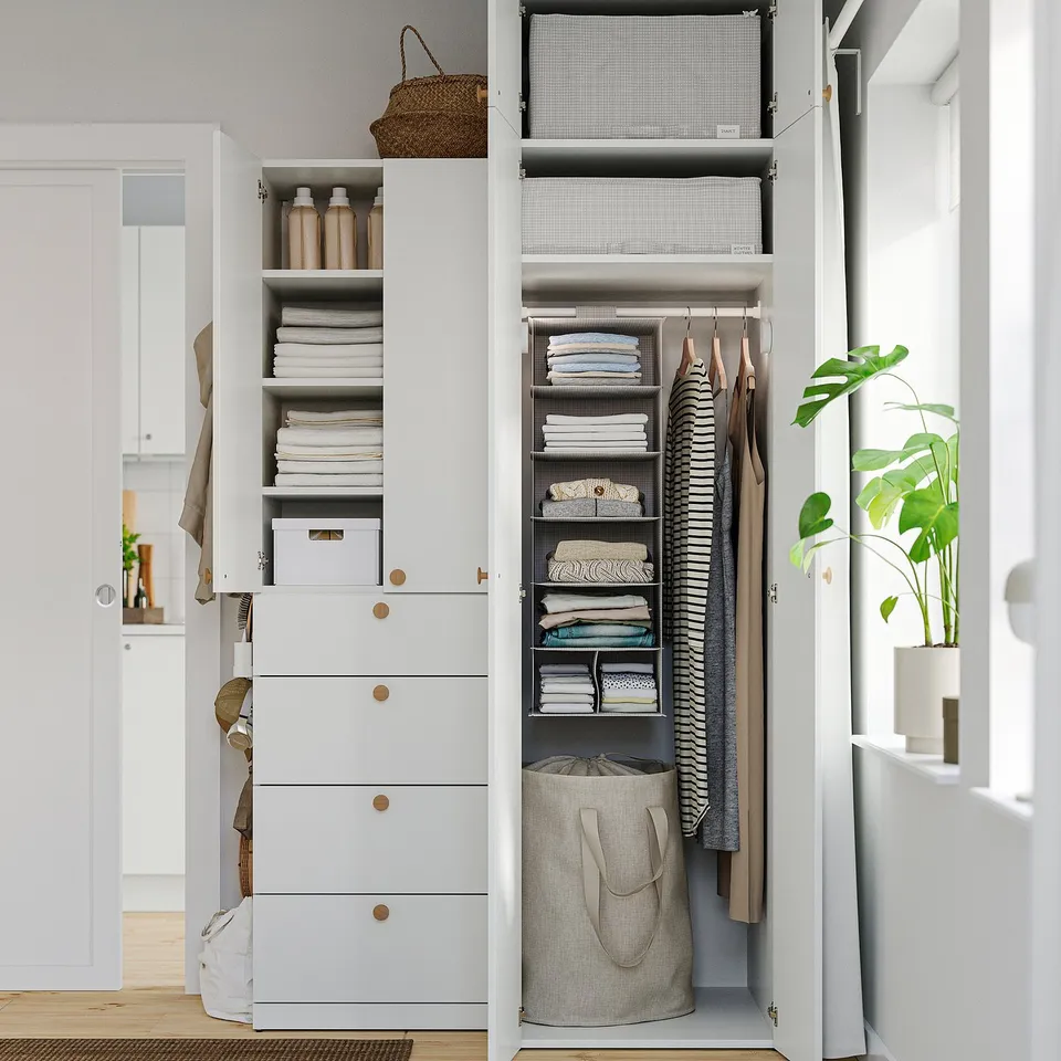 STUK Storage case, white/black, 51x51x18 cm