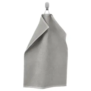 LUDDVIAL hand towel, grey, 40x60 cm