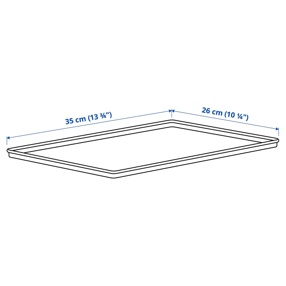 Illustration with measurements for the product: KUGGIS.