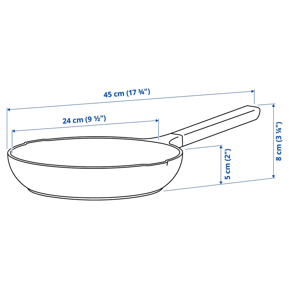 Illustration with measurements for the product: KLIPPFISK.