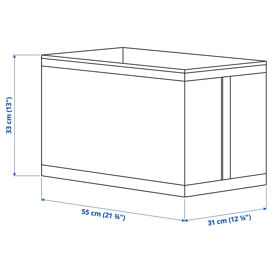 Illustration with measurements for the product: SKUBB.