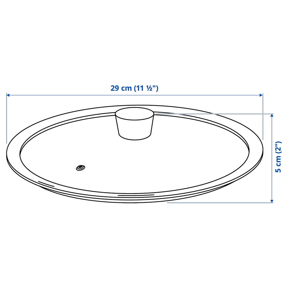 Illustration with measurements for the product: KLOCKREN.