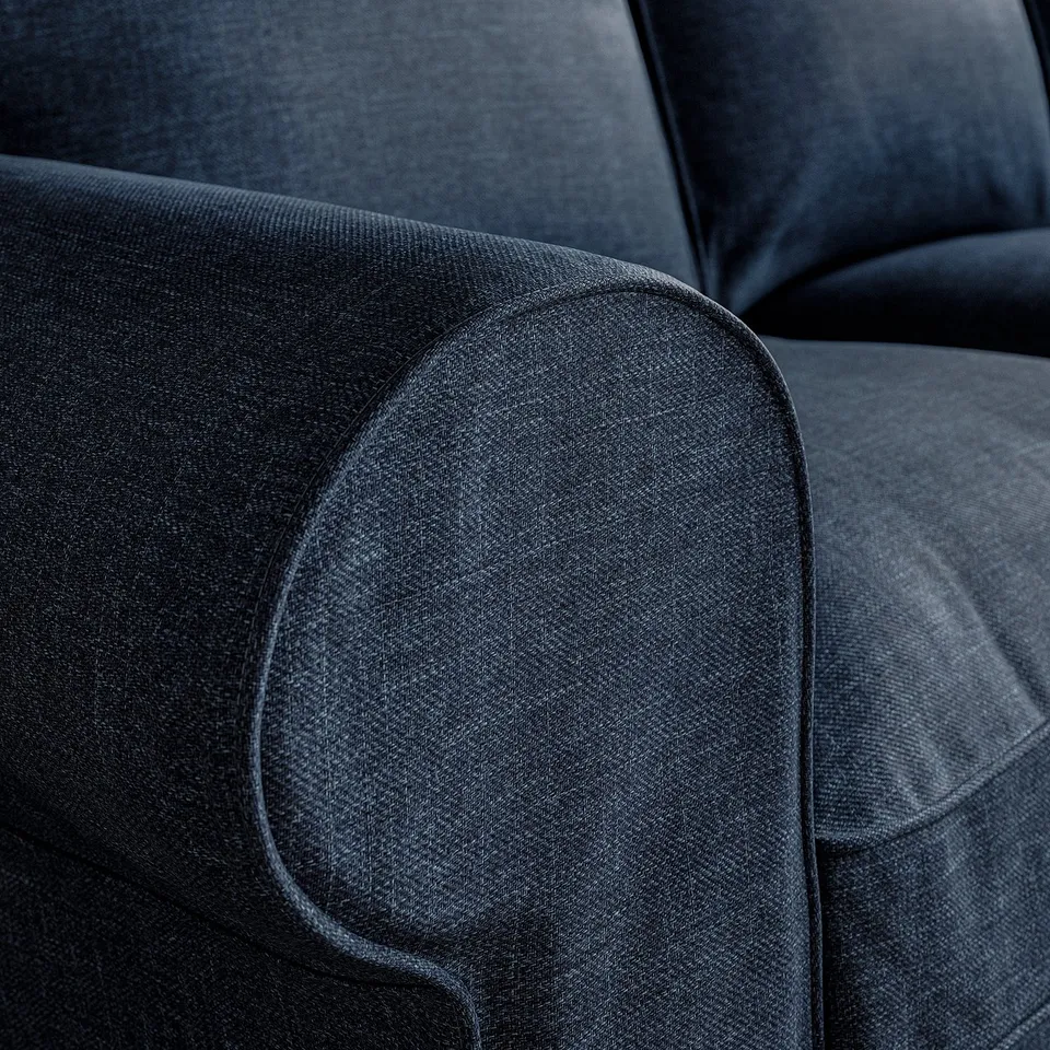 EKTORP 2-seat sofa, Kilanda dark blue