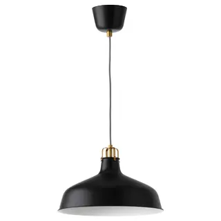 RANARP pendant lamp, black, 38 cm