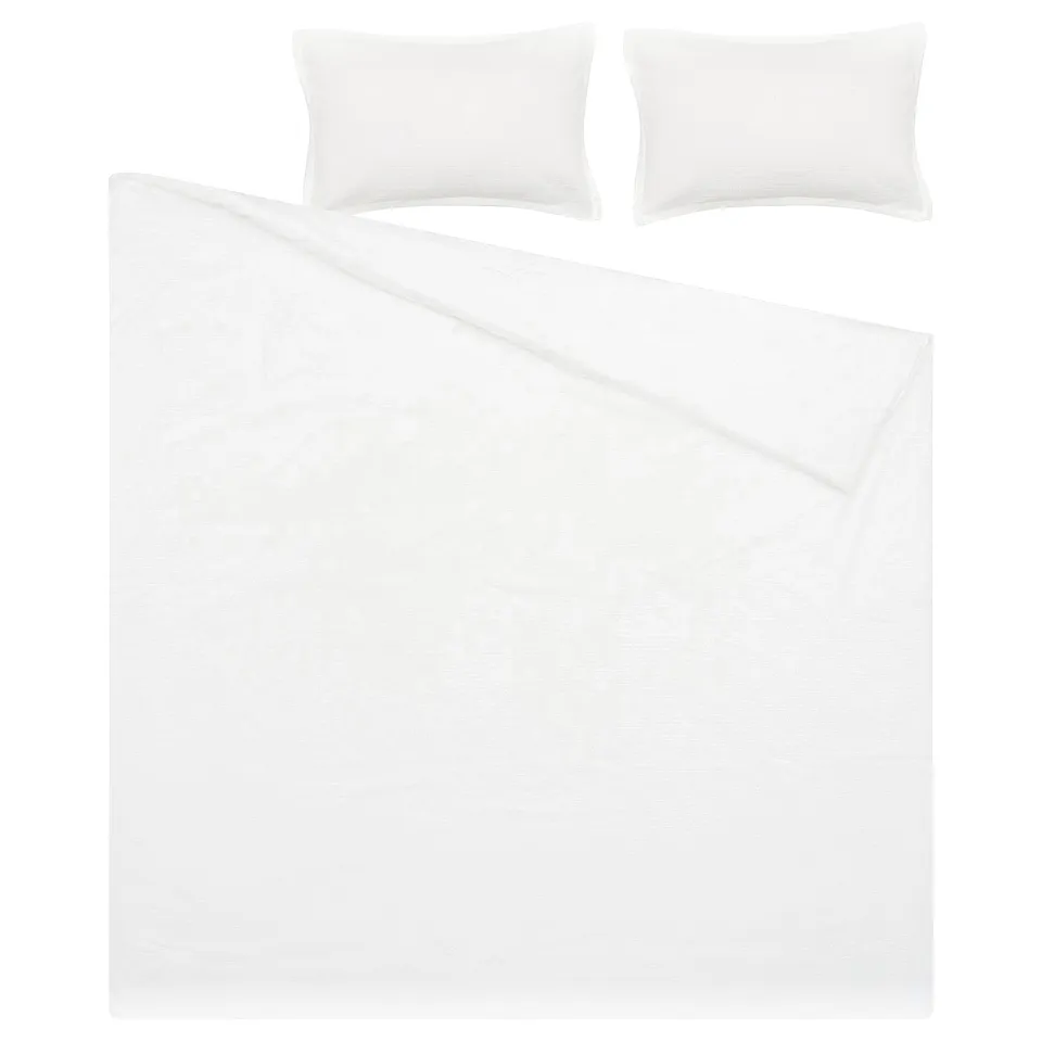 LUKTVICKER Comforter set, white, 240x220/50x80 cm
