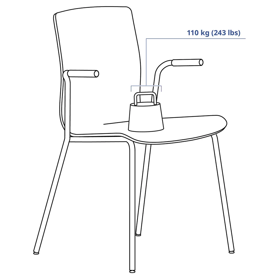 Illustration with measurements for the product: LÄKTARE.