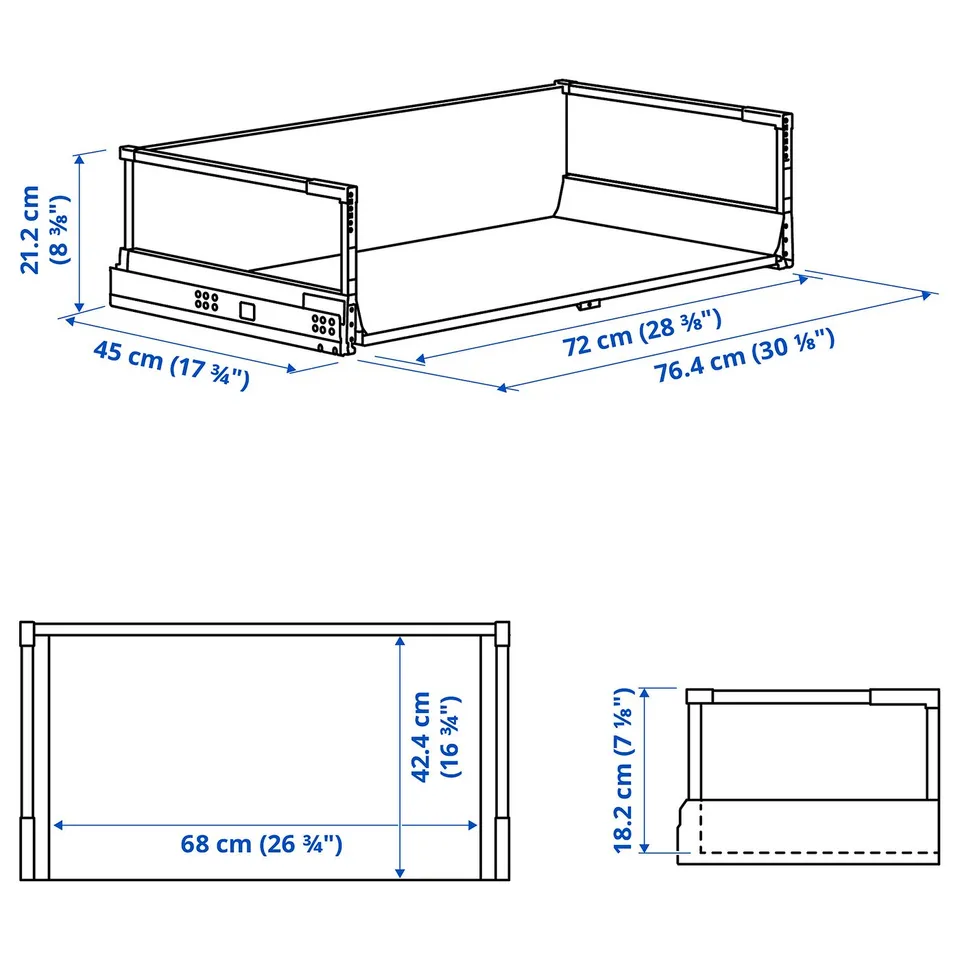 part: MAXIMERA drawer, high