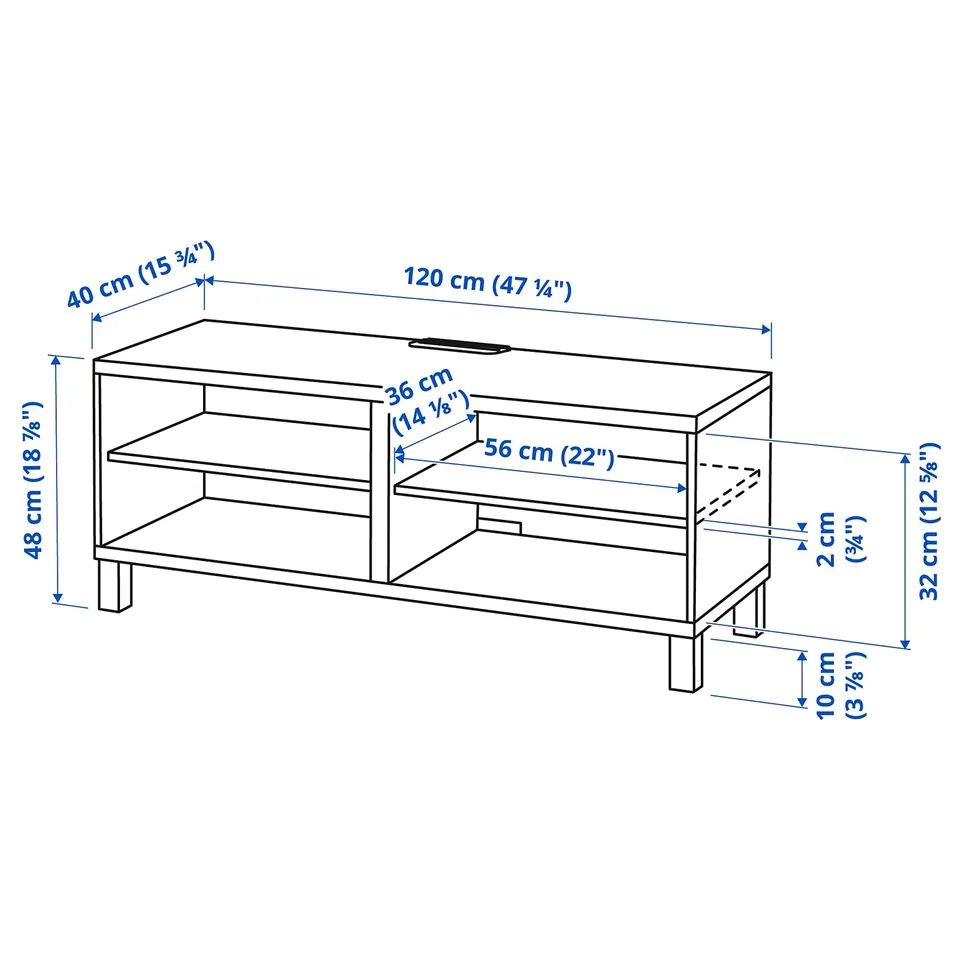 part: BESTÅ TV bench