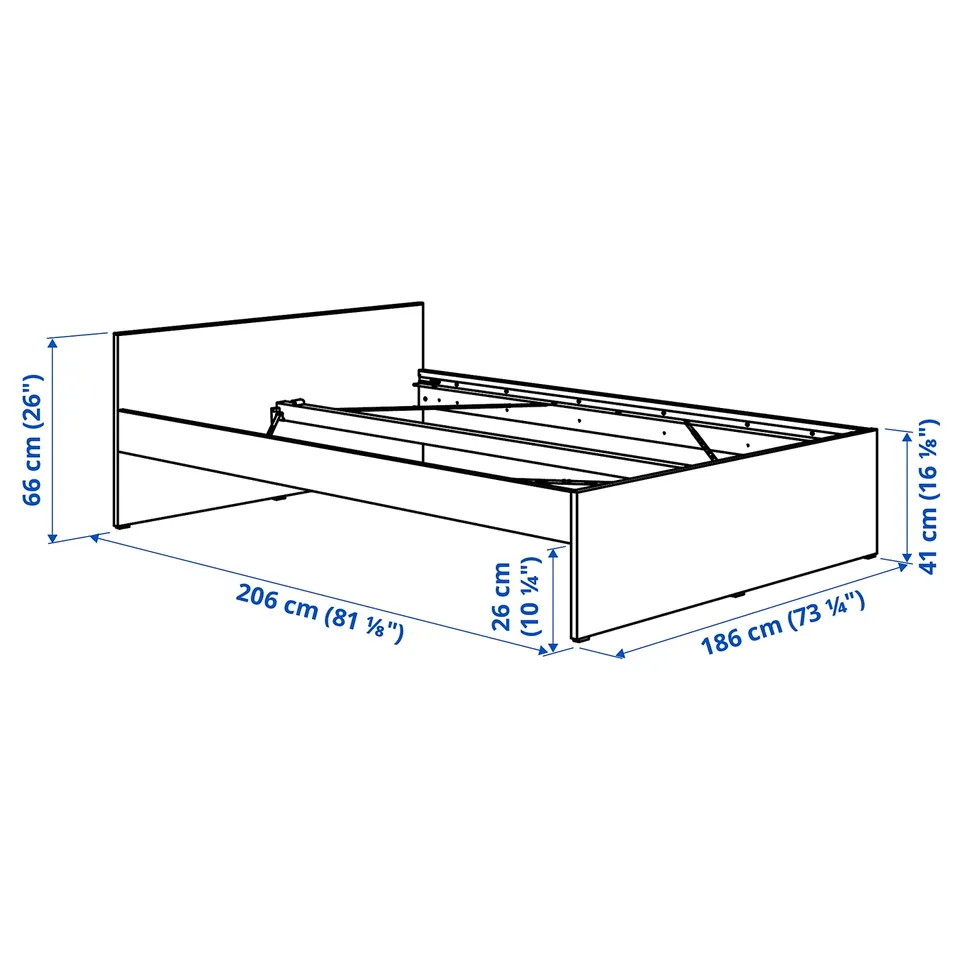 part: VIHALS bed frame