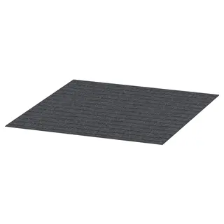 UPPDATERA drawer mat, grey, 50x48 cm