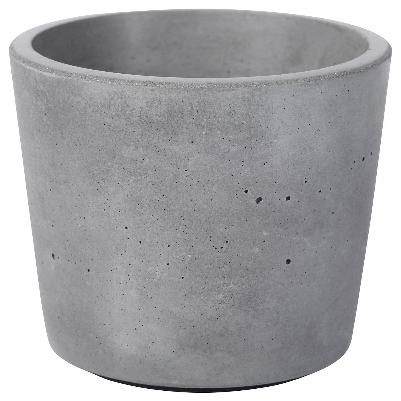 BOYSENBÄR plant pot, in/outdoor light grey, 6 cm