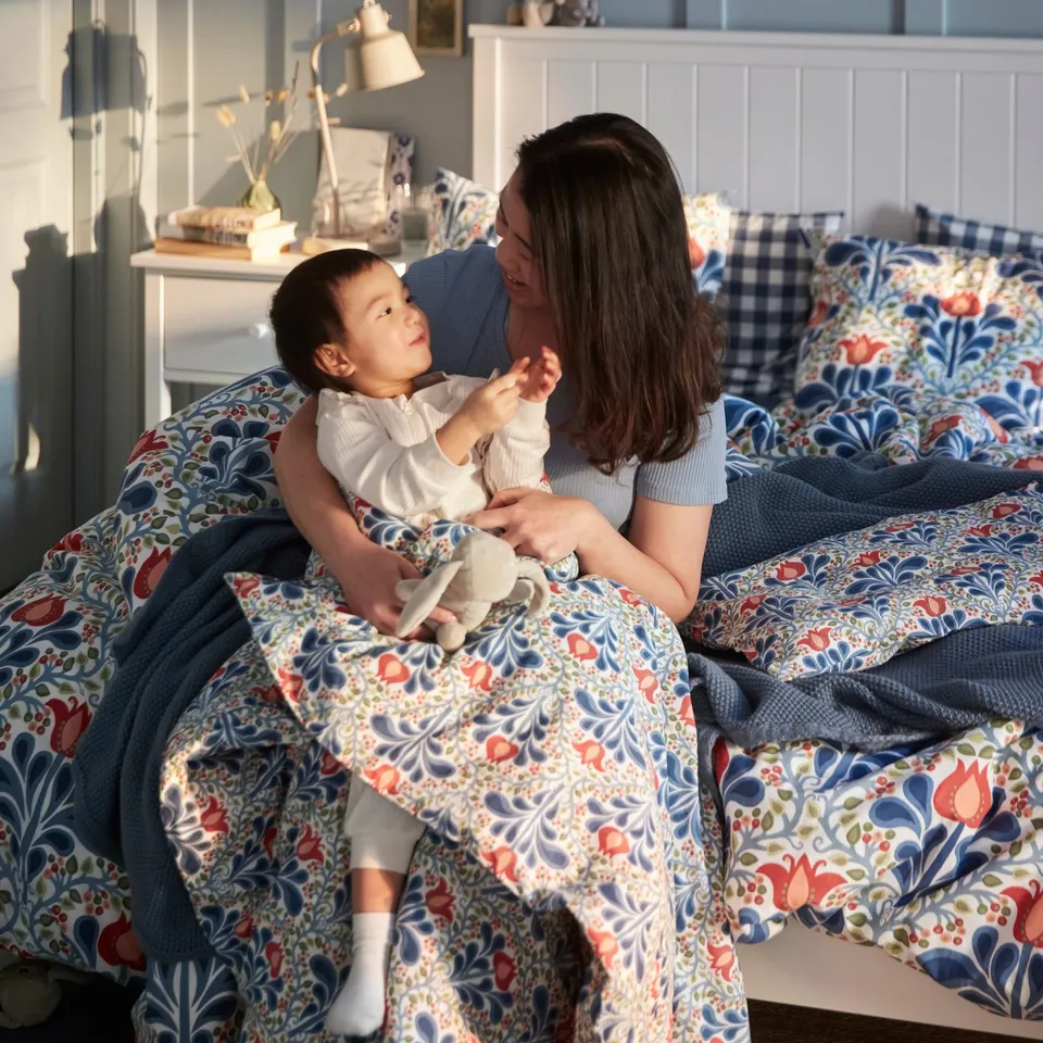 part: SÄTERVIDE duvet cover 1 pillowcase for cot