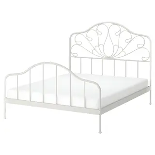 MELLGRUND bed frame, off-white, 150x200 cm