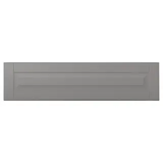 BODBYN drawer front, grey, Width 79.7 x Height 19.7 cm