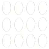 HASSJÖN shower curtain ring, white