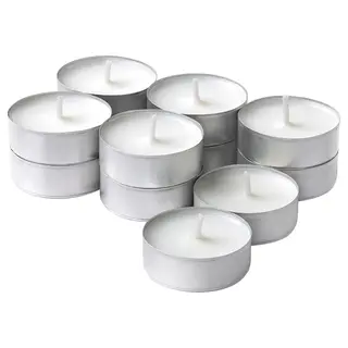 GOKVÄLLÅ scented tealight, Sandalwood & patchouli, 3.5 hr