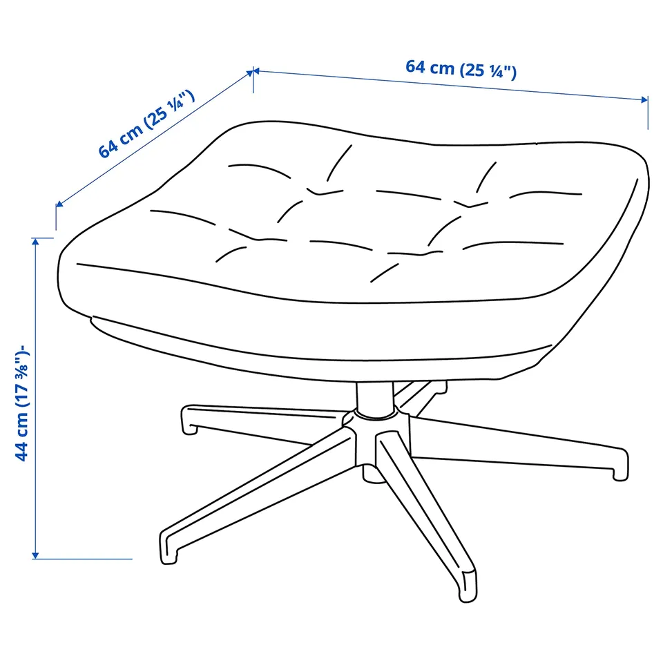 part: HAVBERG footstool