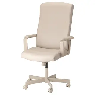 MILLBERGET swivel chair, Murum beige, Width 70 x Depth 70 cm