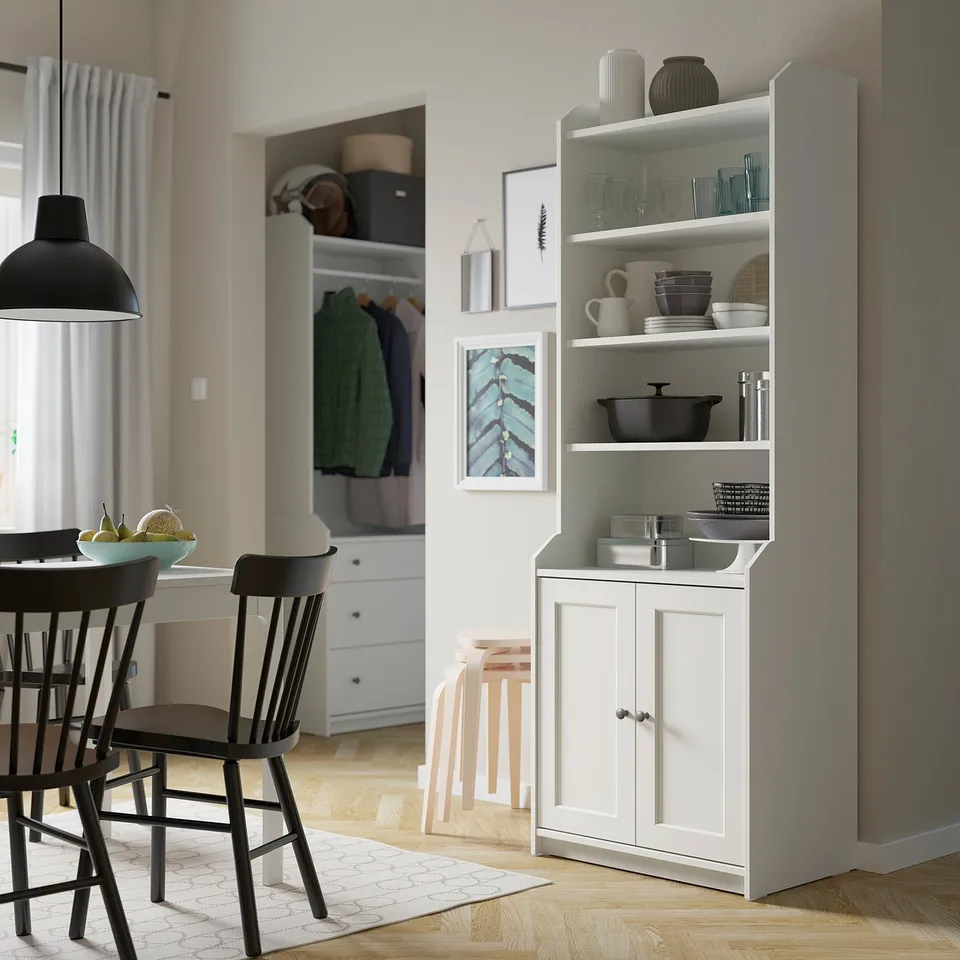 part: HAUGA high cabinet with 2 doors