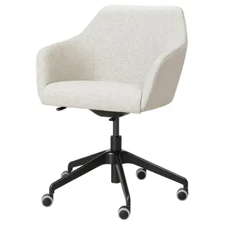 TOSSBERG / LÅNGFJÄLL conference chair, Gunnared beige/black, Width 68 x Depth 68 cm