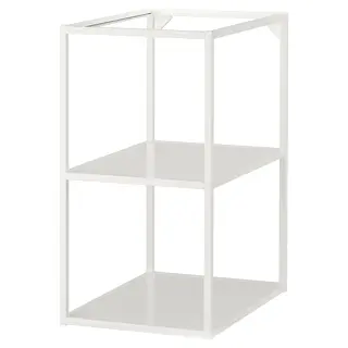 ENHET base fr w shelves, white, 40x60x75 cm
