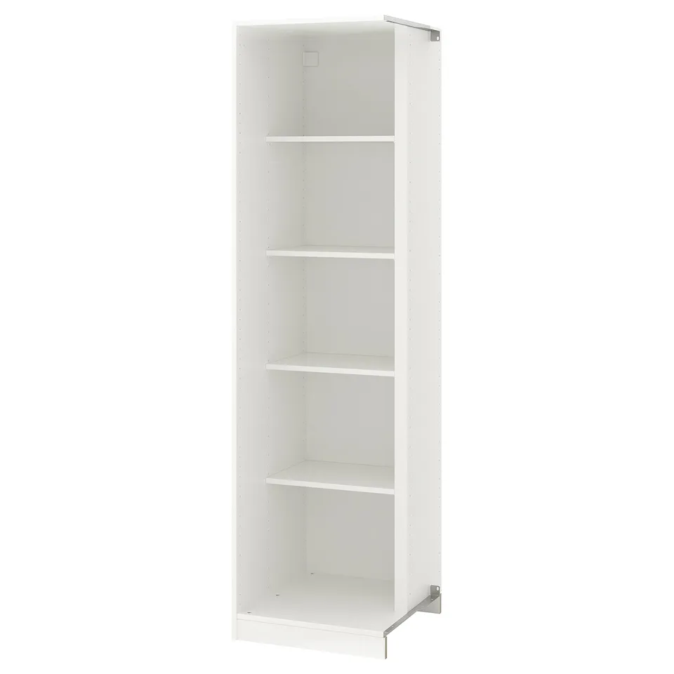 part: PAX add-on corner unit with 4 shelves