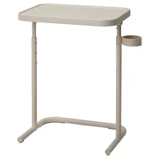 BJÖRKÅSEN laptop stand, beige, Width 46 x Height 65 x Depth 35 cm
