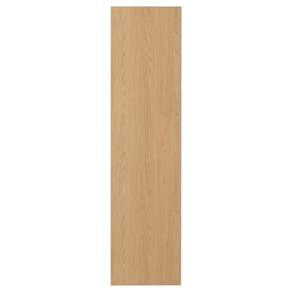 STORKLINTA oak door, simple design, warm wood feel for modern wardrobes.