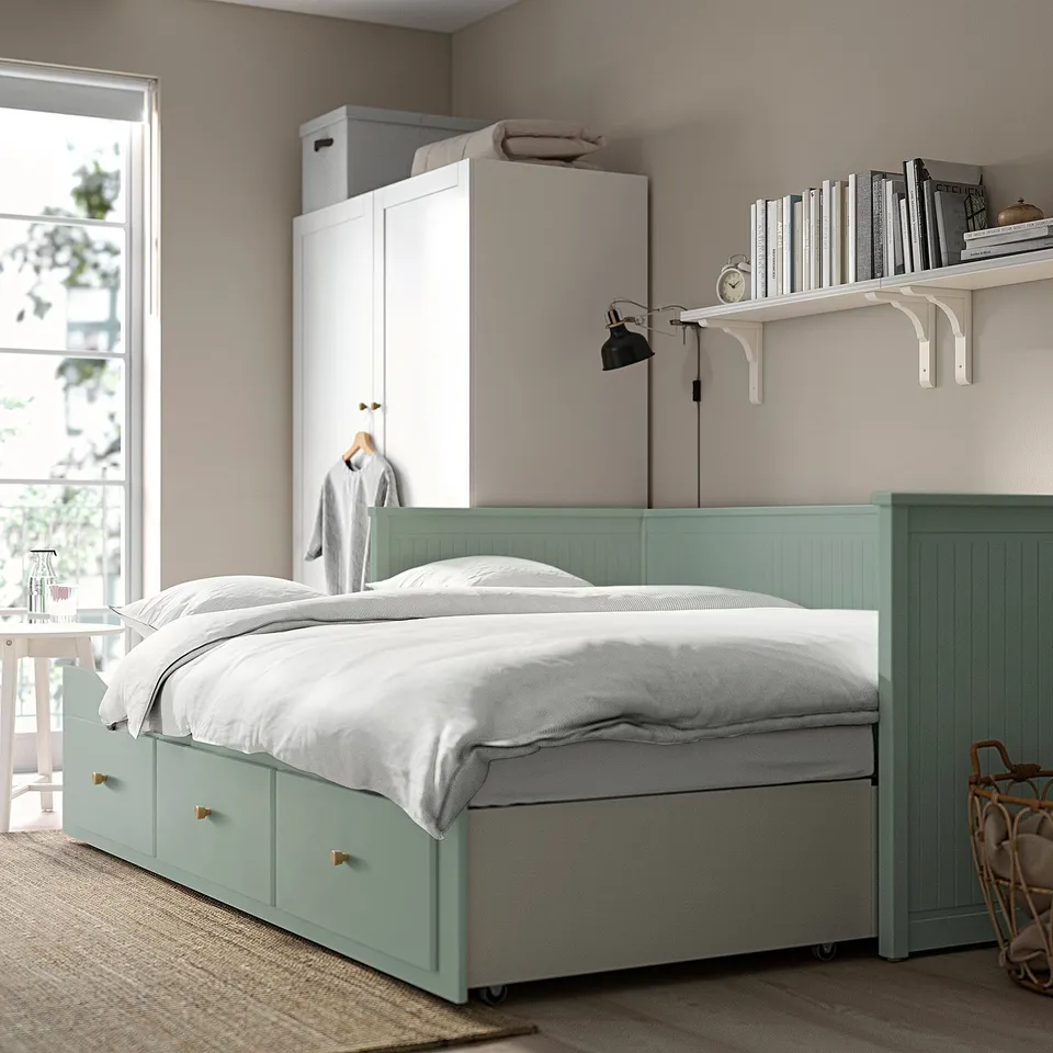 part: HEMNES day-bed frame with 3 drawers