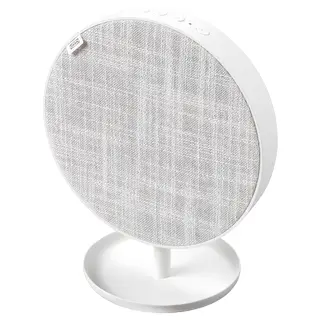 SOLSKYDD portable Bluetooth speaker, white, Depth 13.0 x Height 23.6 cm
