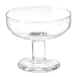 FRUKTDUVA champagne coupe, clear glass, 24 cl