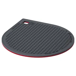 IKEA 365 + GUNSTIG pot stand, magnetic, red/dark grey, Length 21 x Width 18 cm