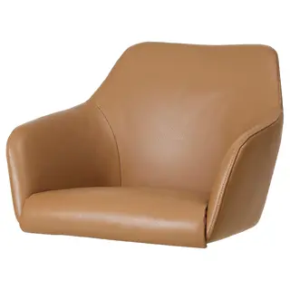 TOSSBERG seat shell, Grann light brown, Width 60.0 x Depth 53 x Height 43 cm