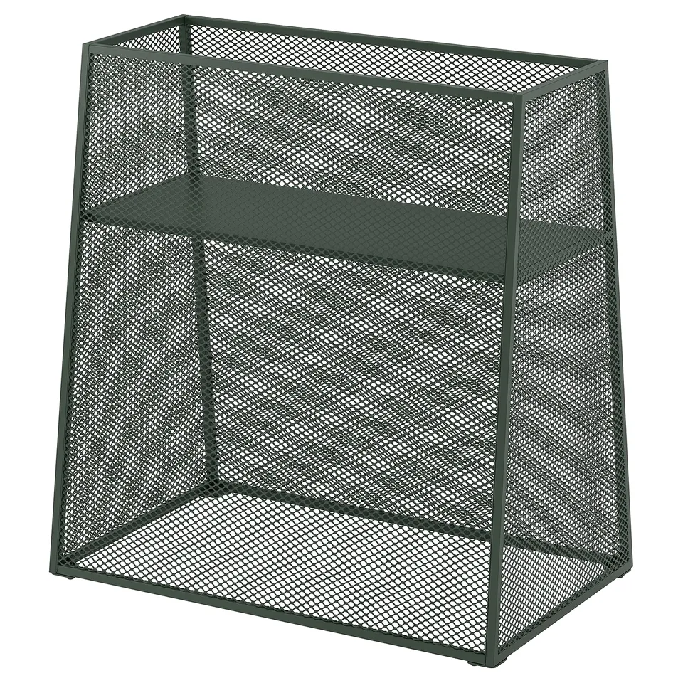VISINGSÖ Plant stand, outdoor/deep green, 74 cm