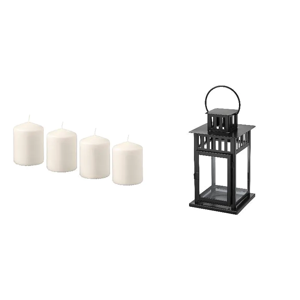 candle(unscented) + closed lantern, photo 1