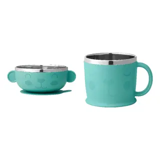KANONKUL set: bowl + mug, blue